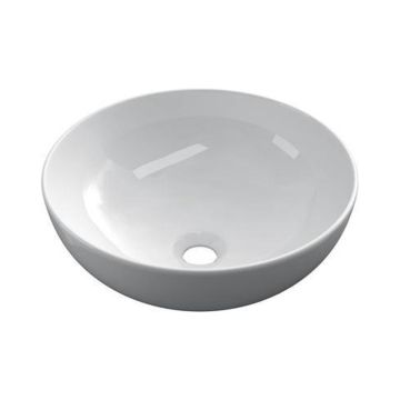 Keramische ronde opbouw waskom Bola Fino ø32cm wit
