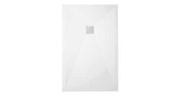 Composiet douchebak Soft Eco 120x130cm Egaal Wit Ral9003
