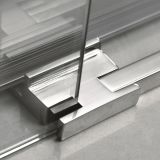 4-delige douchewand met schuifdeuren Cosmo - 6mm