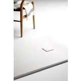 Solid Surface douchebak Dilos Eco 90x120cm egaal wit