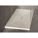 Solid Surface douchebak Hydra Eco 90x120cm egaal wit