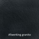 Composiet Douchebak met Rand Stone Eco 100x140cm Granito Antraciet Ral7024