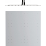 Hoofddouche 25x25cm gepolijst RVS inclusief plafondaansluiting