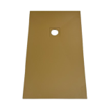 DOUCHEBAK COMPOSIET SOLID ECO 70X120CM EGAAL BRUINBEIGE RAL1011