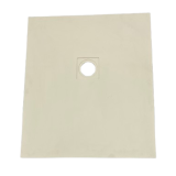 DOUCHEBAK COMPOSIET SOLID ECO 77.5X90CM EGAAL LICHT IVOOR RAL1015