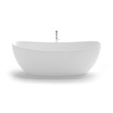 Vrijstaand  Solid Surface ligbad Aran 180x85cm mat wit