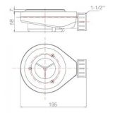 Composiet Douchebak Subway Eco 90x140cm Egaal Wit Ral9003