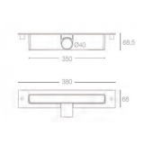 Solid Surface douchebak Hydra Eco 90x120cm egaal wit