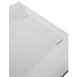 Composiet douchebak One Eco 80x180 cm granito wit