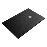 Composiet douchebak Slim Eco 120x120 cm leisteen zwart