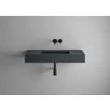 Vrijhangende composiet wastafel op maat Celine - tot 51cm diep