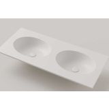 Composiet dubbele wastafel op maat  - Celine - tot 51cm diep