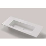 Solid Surface wastafel op maat Celine - tot 51cm diep