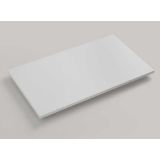 Solid Surface wastafelblad op maat - tot 51cm diep